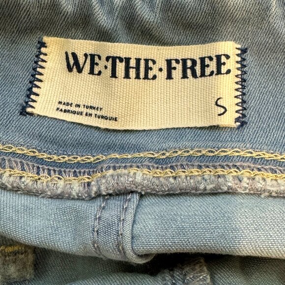FREE PEOPLE We The Free In My Feelings Cropped Slim Flare Jeans New with Tags - Picture 4 of 6